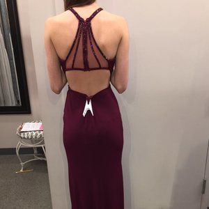 Burgundy Prom Dress